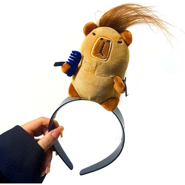 Amazon.co.jp: ビスタプリント女性 ヘアクリップ ぬいぐるみ カピバラ